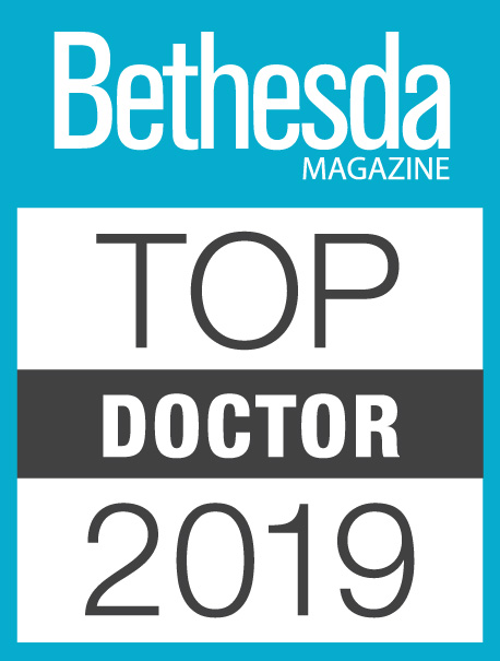 Graphic saying Bethesda Magazine Top Doctor 2019
