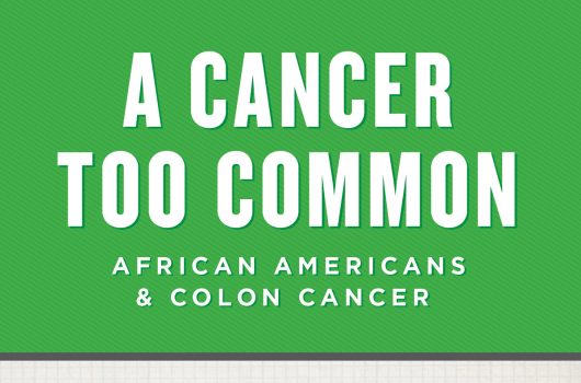 African Americans and Colon Cancer Infographic