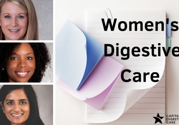 Women's digestive care sticky notes and notepad