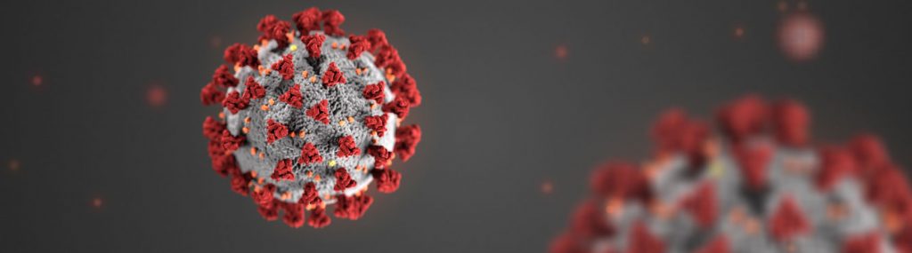 Coronavirus close up