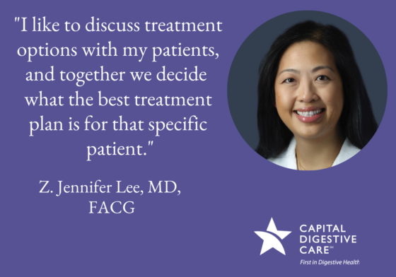 Capital Digestive Care welcomes Z. Jennifer Lee, MD, FACG - Capital  Digestive Care