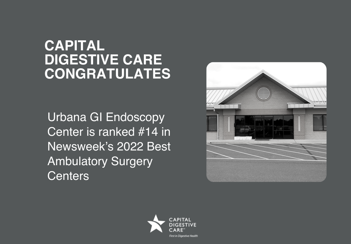Urbana GI Endoscopy Center Ranked On Newsweek’s 2022 Best Ambulatory Surgery Centers.
