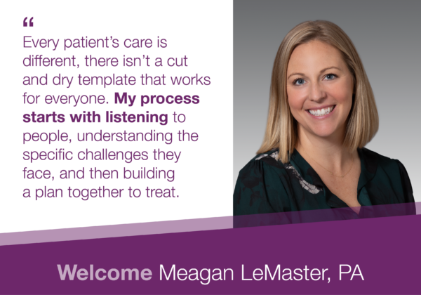 Meagan LeMaster, PA practices gastroenterology at Capital Digestive Care.
